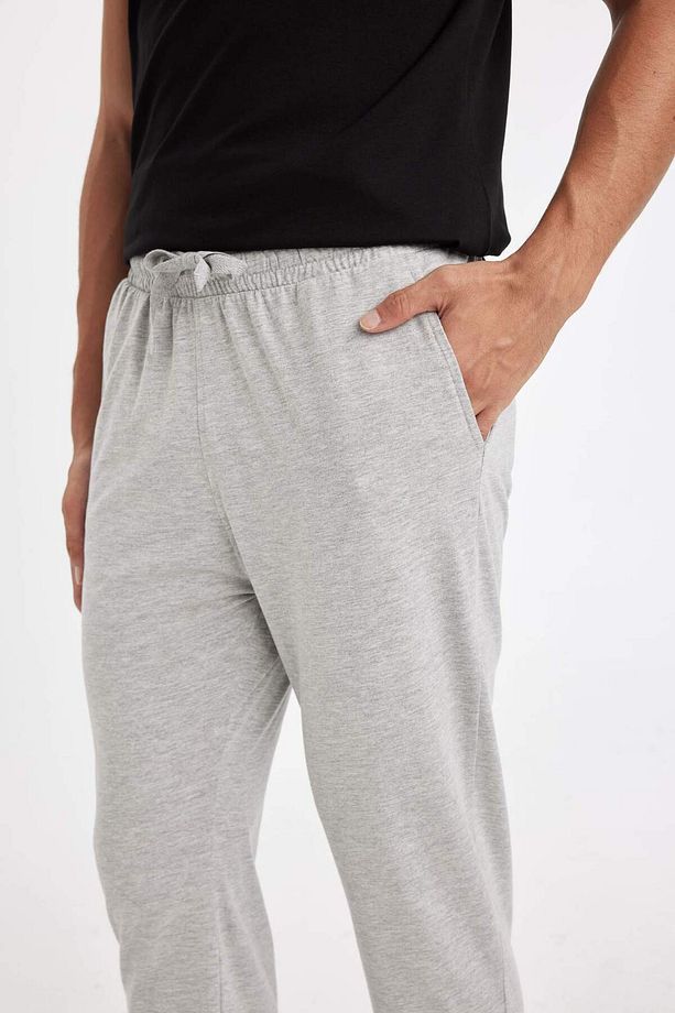 Regular Fit Beli Bağcıklı Düz Paça Cepli Pijama Altı Z7323AZ24AU - 5
