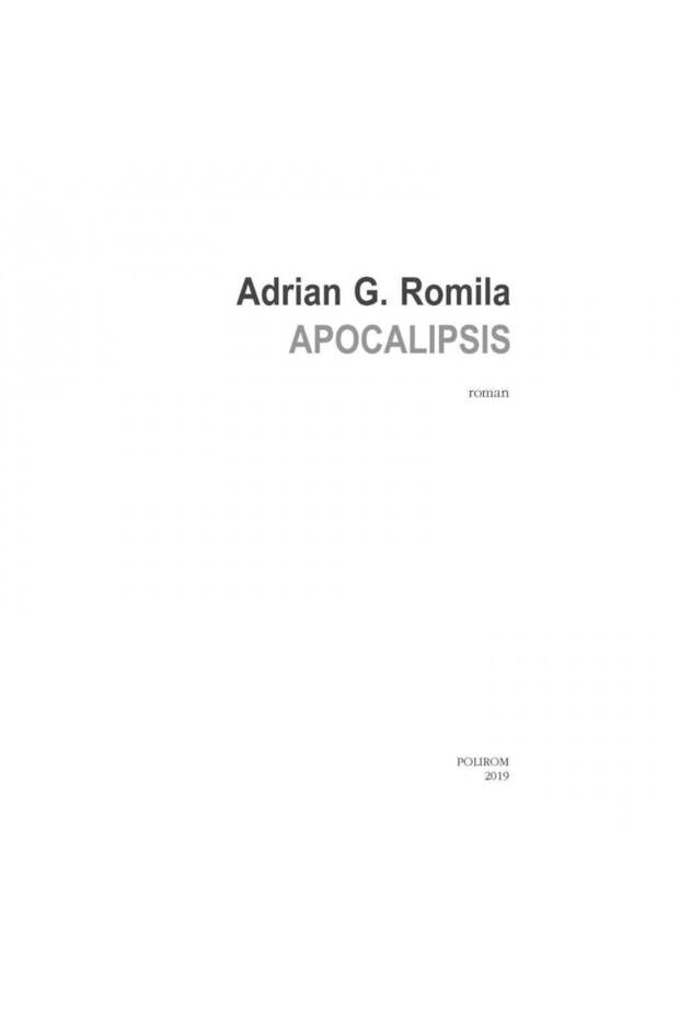 Apocalypse, Adrian G. Romila - 3