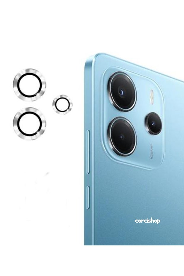 واقي عدسة الكاميرا المتوافق مع هاتف Xiaomi Redmi Note 14 من الياقوت