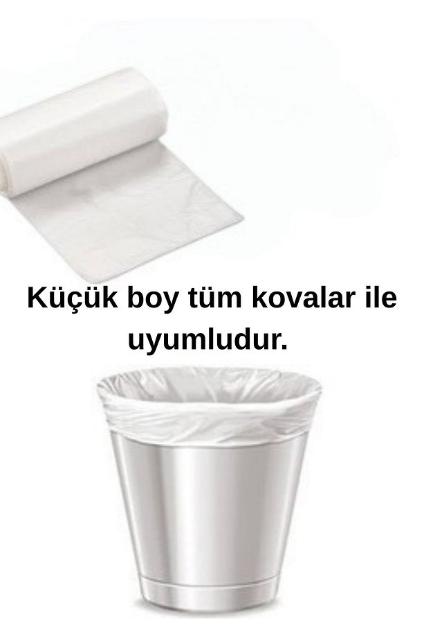 Çöp Torbası OPP Ambalajlı Mini Boy 40 lı 5 Rulo 44*45 cm Çöp Poşeti - 3