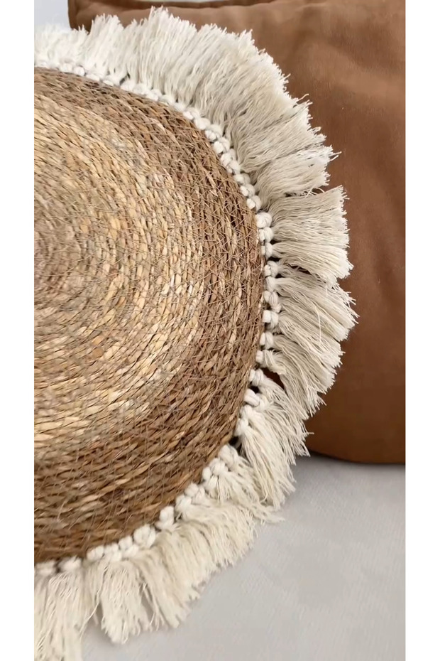 Hasır Yastık Kırlent - 3