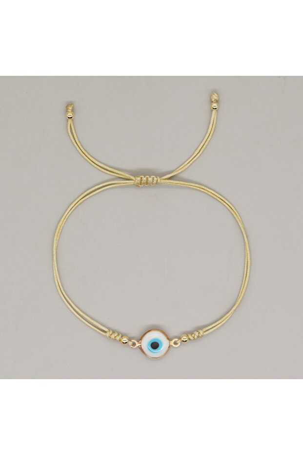 JS-B23040701A Go2boho New In Enamel Evil Eye Rope Friendship Bracelet Adjustable Women Men Kids Summ