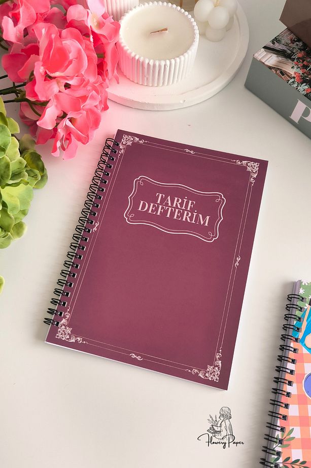 Tarif defteri Klasik kapak , 50 yaprak/100 sayfa, Konsept defter, Notepad - 5