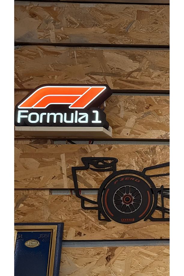 Formula1 F1 Dekoratif Aydınlatma LED Gece Lambası - 3