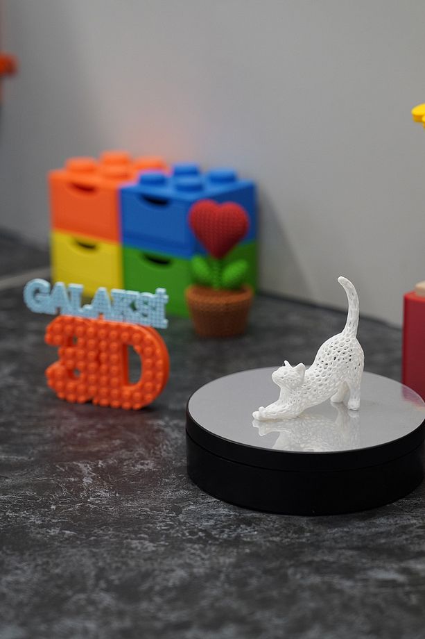 Kedi Minimal Dekoratif Biblo 5 cm - 1
