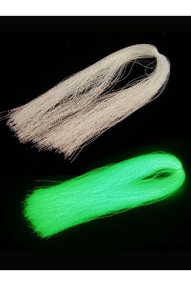 Beyaz Fosforlu Karanlıkta Parlayan Glow Luminous in The Dark Ultraviyole UV Neon 1 Poşet Çapari Simi - 3