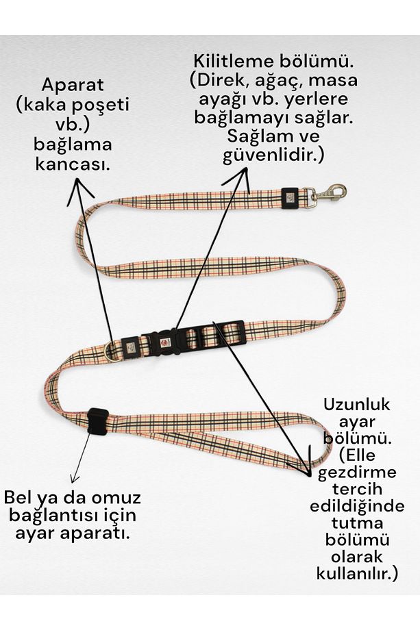 Hands-Free Eller Serbest Gezdirme Kayışı- Köpek Gezdirme Kayışı - Eller Serbest- Köpek Gezdirme İpi - 3