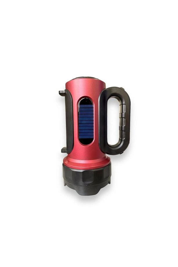 PS-T93 30w Uzun Menzilli Solar Panelli Powerbank+usb Çıkış S.o.s Lu Ultra Güçlü Ledli Şarjlı Feneri - 4