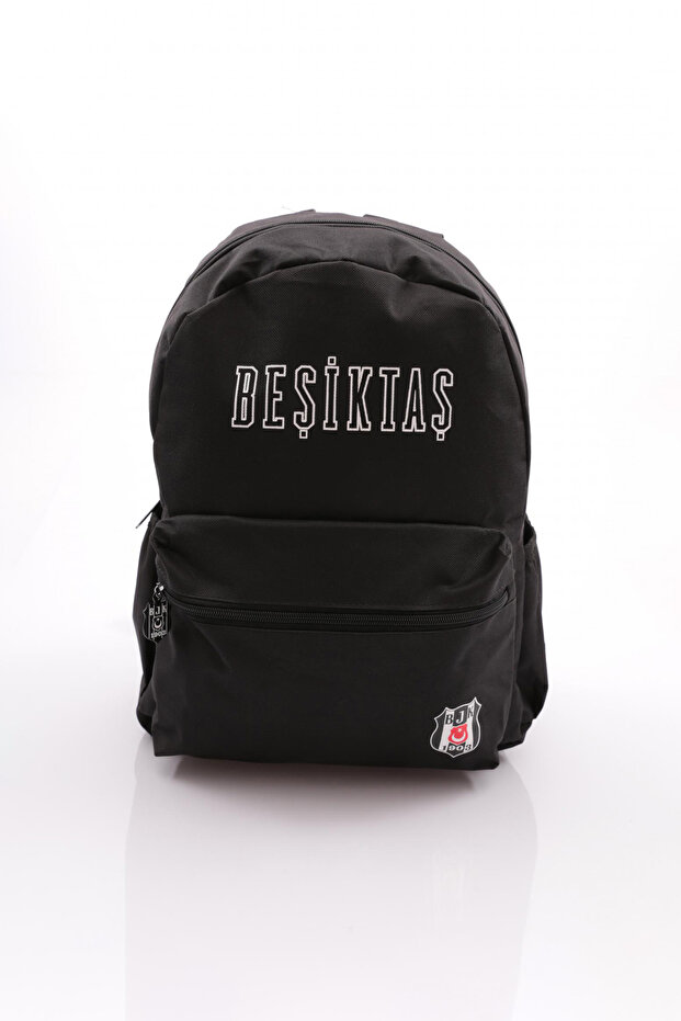 Licensed Black Original Backpack with Front Pocket Detail