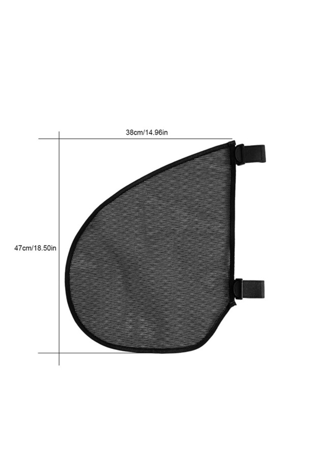 black Baby Stroller Side Mesh Bag Large Capacity Toddler Toy Diaper Feeding Bottle Storage Bag Baby