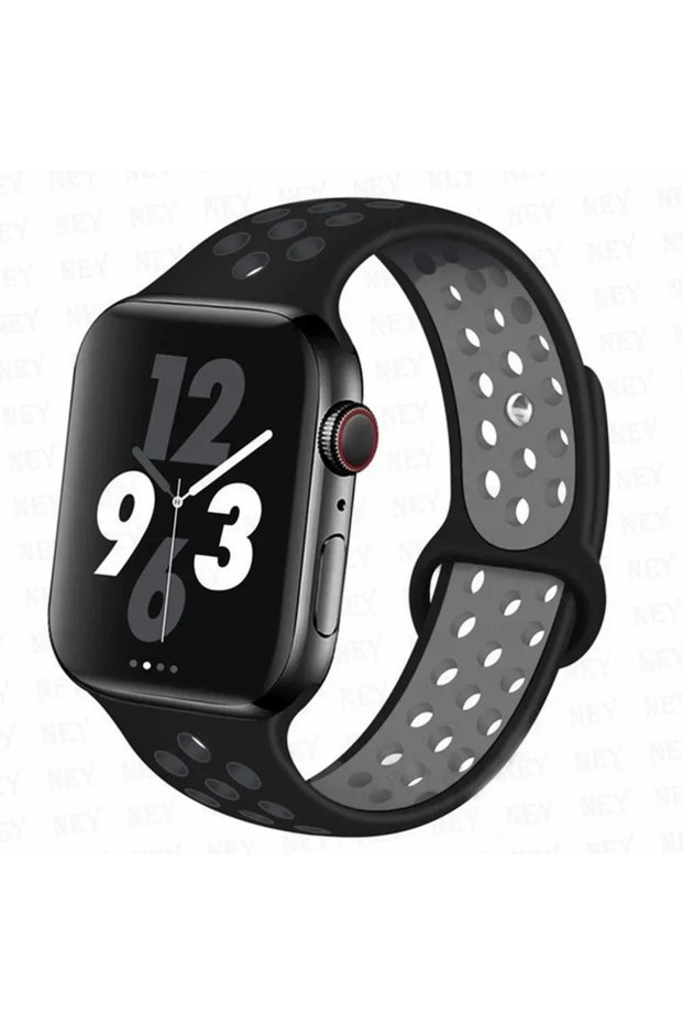 41mm 40mm 38mm S-M Black-gray 2 Silicone Sport Straps For Watch Band 45mm 44mm Ultra2 49mm40mm 41mm