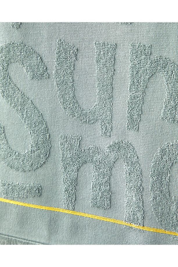 Dynamic Word Pamuklu Plaj Havlusu 70x140 cm Sage - 4