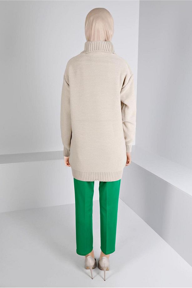 Beli Lastikli Dar Paça Pantolon 70469 - 4