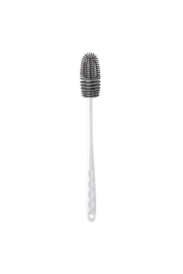 White Long Handle Silicone Bottle Brush Cleaning Brush Kitchen Cleaning Cup Brush Thermos Glass Brus