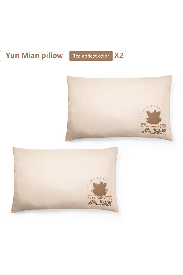 2pcs BISINNA Ultralight Camping Pillow Portable Hiking Sleeping Pillow Outdoor Indoor Compressible T