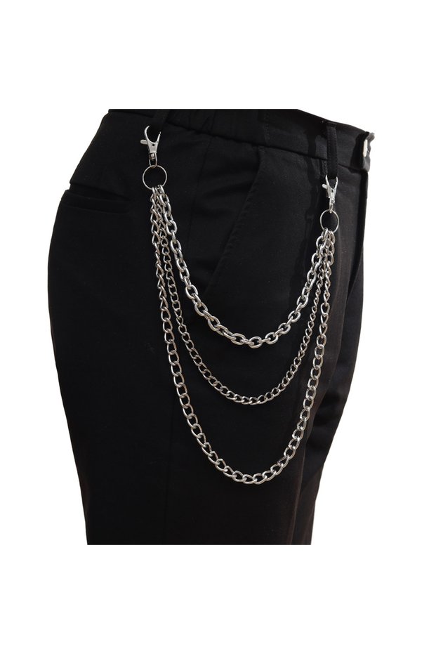 B-464 Punk Chain On The Jeans Pants Women Men Keychain Chains For Pants Hipster E Girl Boy Clothi
