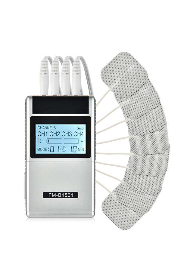 Ivory 15 Modes EMS Electric Muscle Stimulator TENS Physiotherapy Pulse Full Body Massager Machine Pa