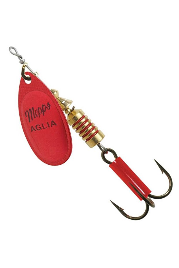 Aglia Fluo Fishing Spoon Red No:0