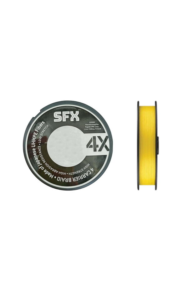 4X Carrier Line Fishing Line Hot Yellow 0.148mm - 135m - 6lb