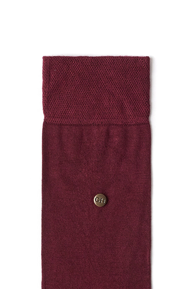 Bordo Erkek Bambu Çorap - 3