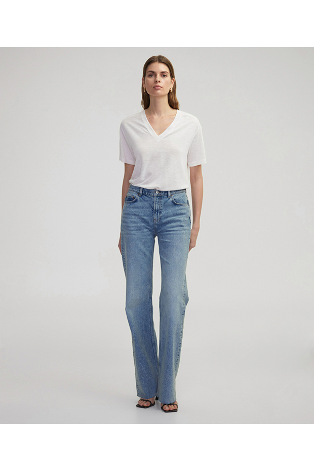 V yaka basic tişört - 2