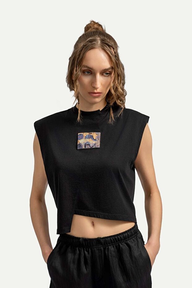 Kadın Crop Atlet - Igami - Tar - 4