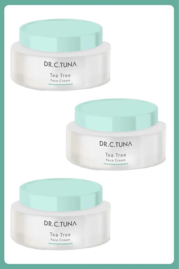 Dr. C. Tuna Tea Tree Oil Face Cream 50 ml - 3 Pieces