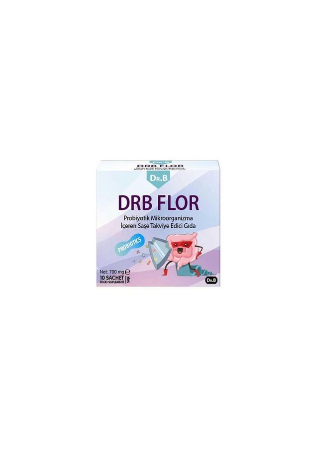 مكمل غذائي Drb Flor يحتوي على بروبيوتيك 10 علبة