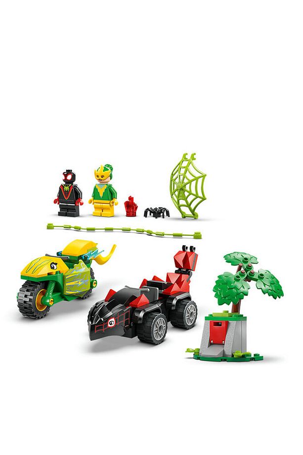 Marvel Spidey Spin ve Electro Dinozor Aracı Takibi 11198 - 4
