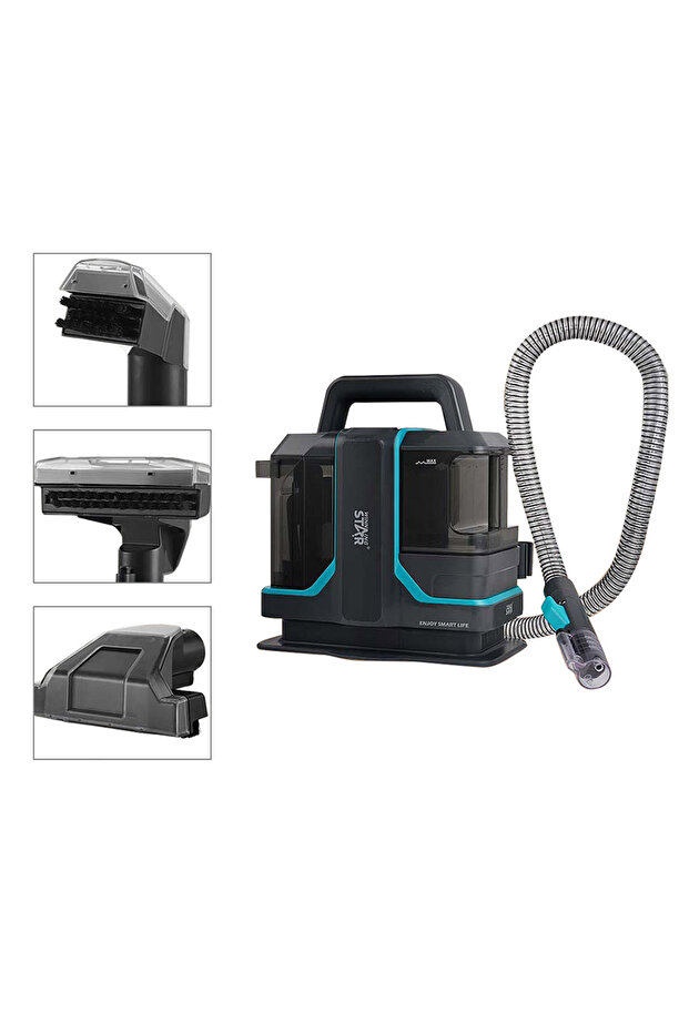 Carpet Cleaner, Fast Heating, Wired Dry & Wet Cleaner, for Carpet/Car Seat/Sofa, 450W ST-4600 Black