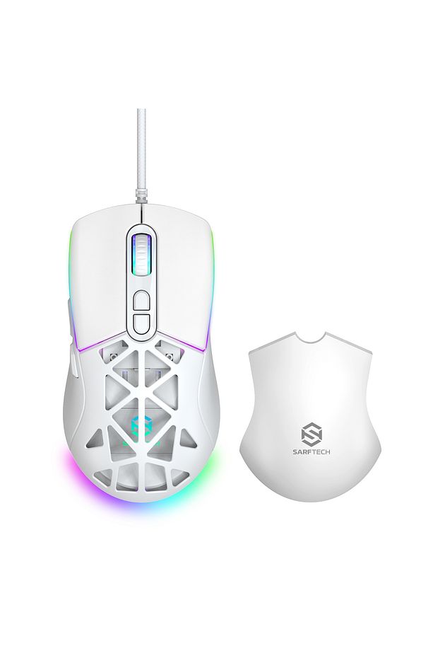 Rgb 7 Tuşlu 12.800dpi Makrolu Yazılım App Destekli Değiştirilebilir Başlıklı Gaming Oyuncu Mouse - 2