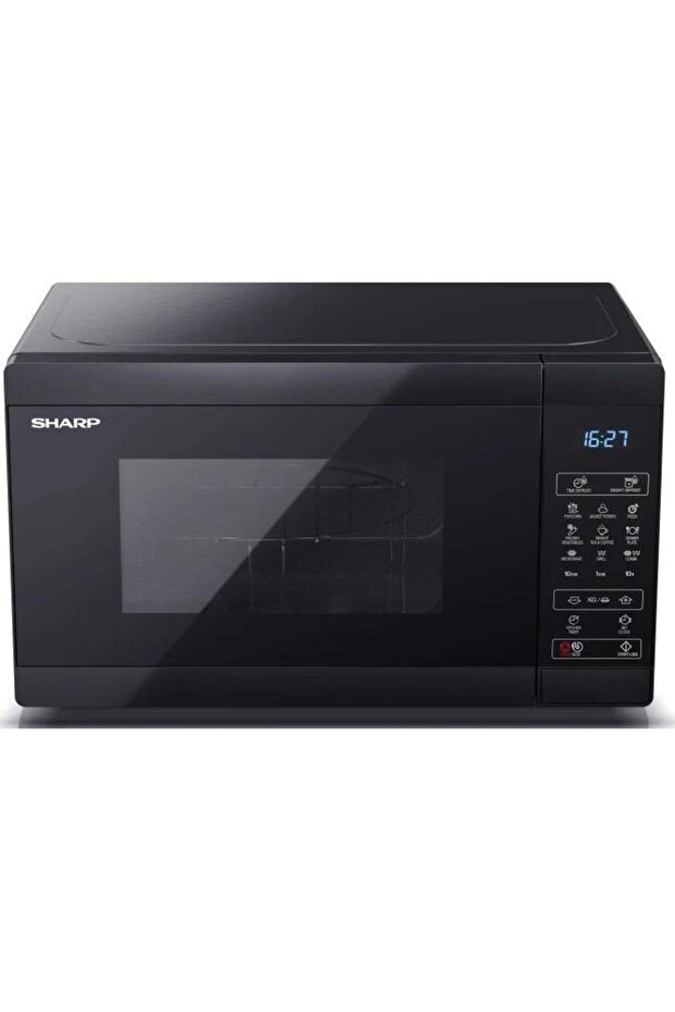 Cuptor cu microunde Sharp YC-MG02EB, 20 l, 800 W, Digital, Grill, EasyClean, Eco Function - 2