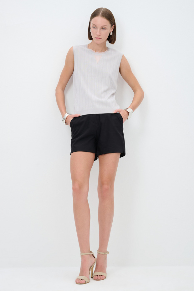 Kolsuz Triko Bluz - 4