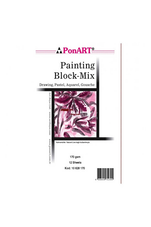 Painting Mix 170 Gr 25x35cm 12 Sheets