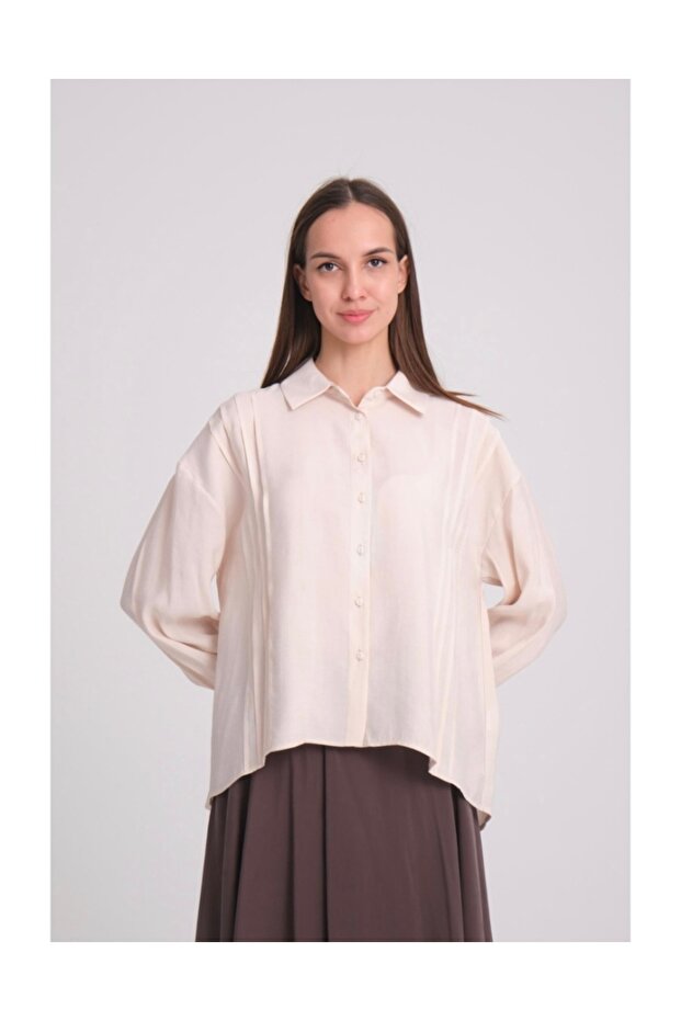 OLBİS GÖMLEK BEJ - 1