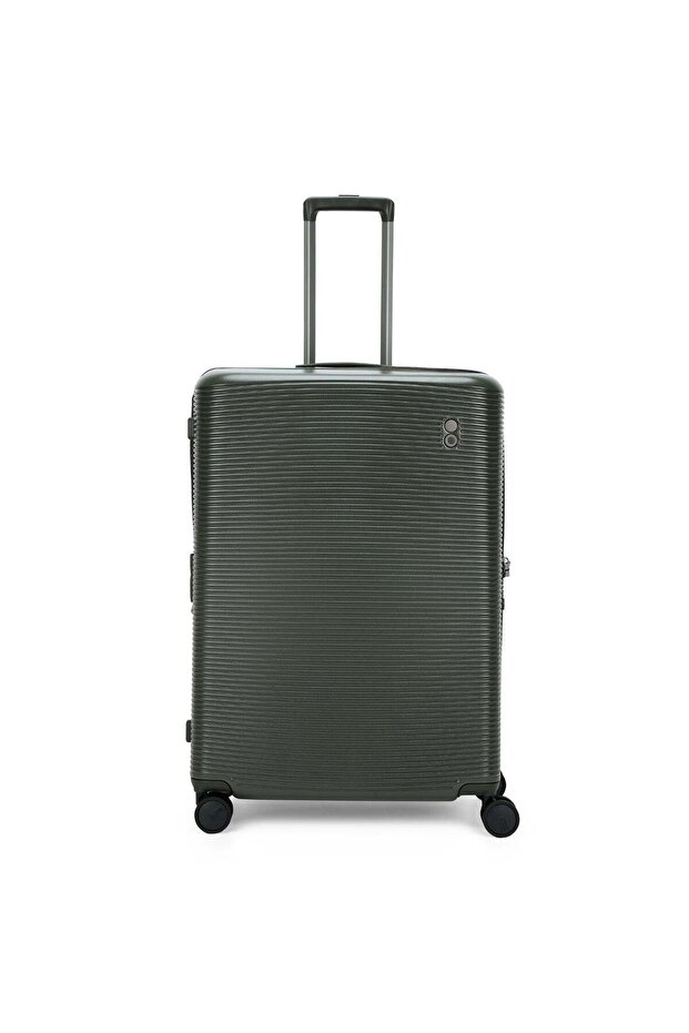 Ultima 76cm 4 Double Wheel Expandable Check-in Luggage Trolley Olive