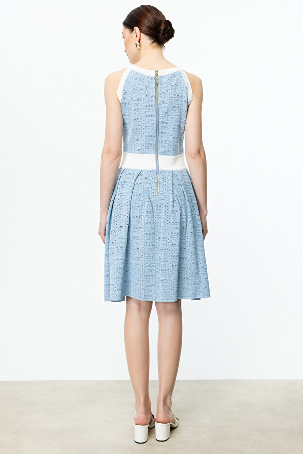 Kolsuz Triko Elbise - 6