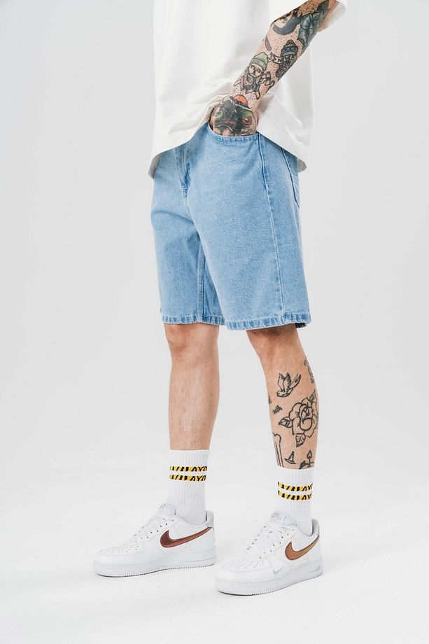 Urban Drip Jean Oversize Şort - 2