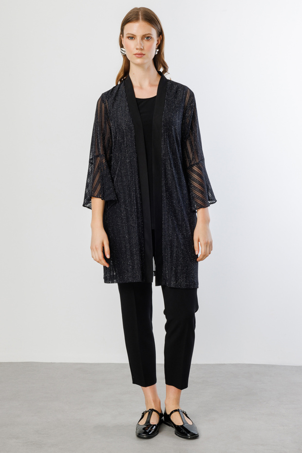 İç Atletli Simli Tül Ceket - 3