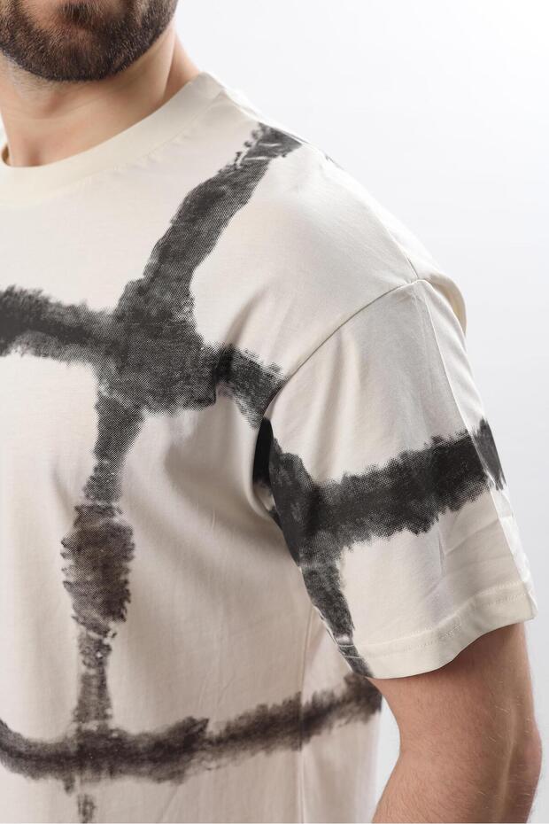 Ανδρικό μπλουζάκι Ecru Crew Neck Basic E7109 - 5