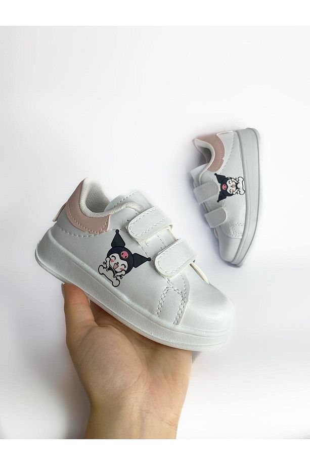 Kız Çocuk Beyaz Kuromi Spor Ayakkabı Sneakers Okul Ayakkabısı - 6