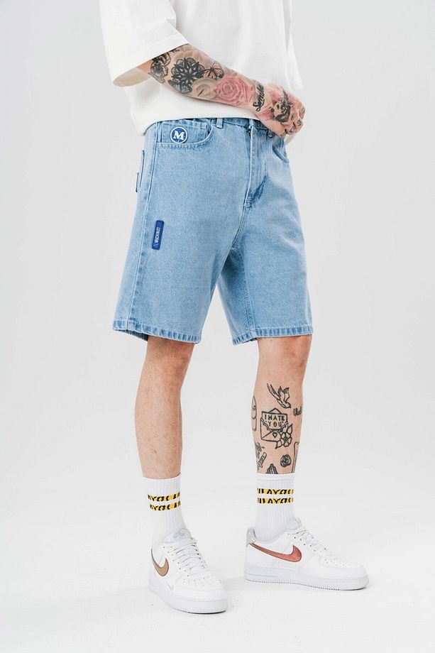 Urban Drip Jean Oversize Şort - 3