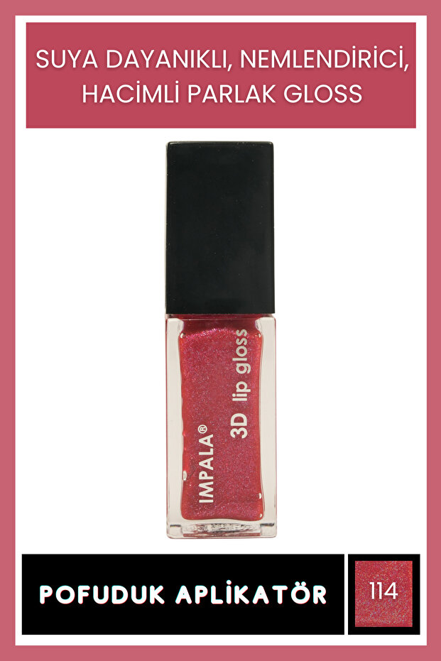3D Lip Gloss Lip Gloss No:114