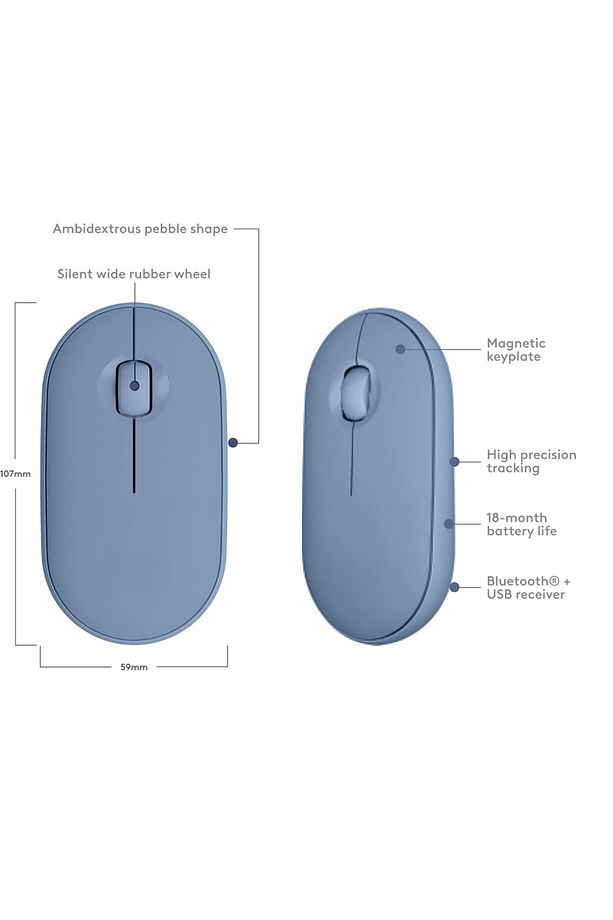 Tüm Android Ve Smart Tv Modelleriyle Uyumlu B220 50-092706 Sessiz Optik Kablosuz Mouse Pilli - 4