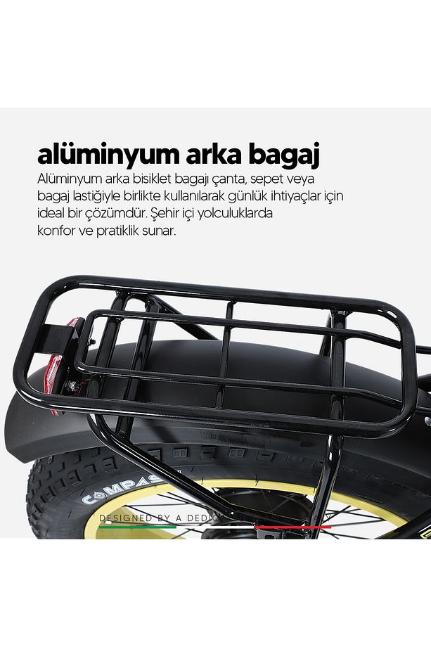 Mr. Fat Hidrolik Disk Katlanabilir Fat Bike 20 Jant Bisiklet - 2