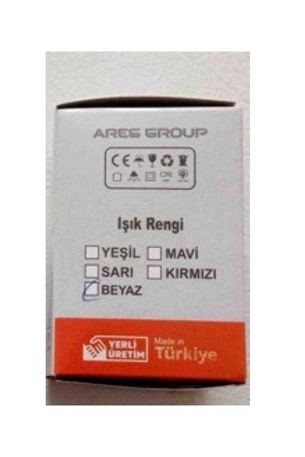 10 Adet 1w Sarı Gece Lambası ve Anahtarlı Duy - 2