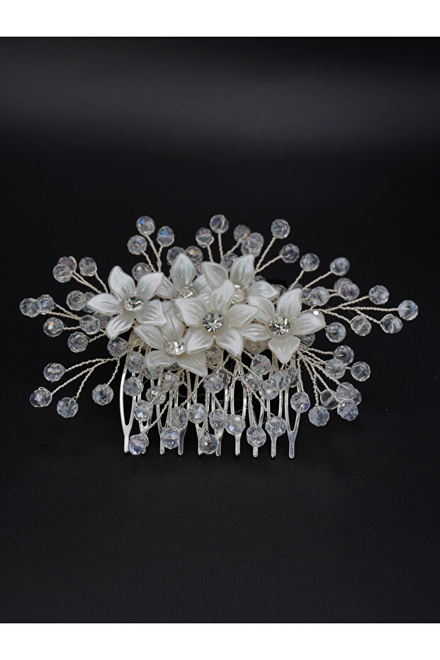 Radiant Flowers: Modern Hair Comb