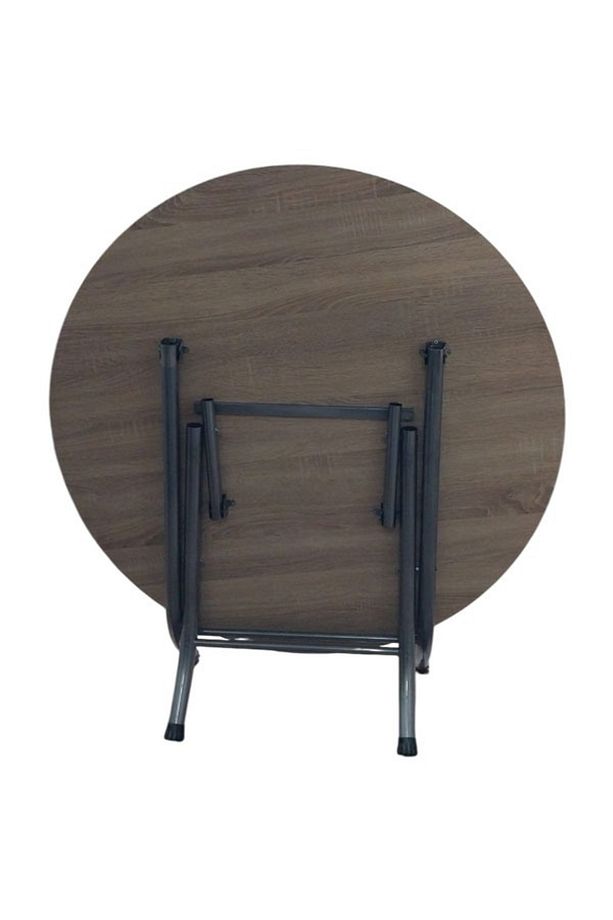 100 Cm Yuvarlak Katlanır Masa Ders Çalışma Ve Yemek Masası - 2