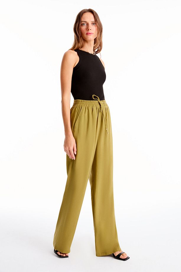 C409 Memories Regular Fit Yüksek Bel Pantolon - 3