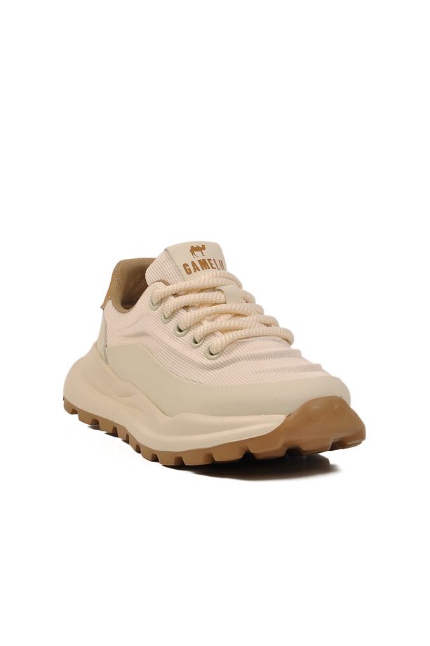 Bej Memory Foam Erkek Spor Ayakkabı Meks M - 3